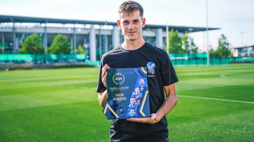 Jakub Kamiński z nagrodą Transfermarkt dla najlepszego piłkarza Ekstraklasy 2021/22