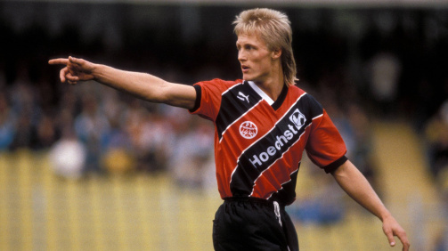 Jörn Andersen 1990 im Trikot von Eintracht Frankfurt