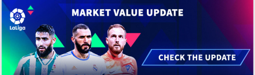 Karim Benzema and the latest La Liga market value updates