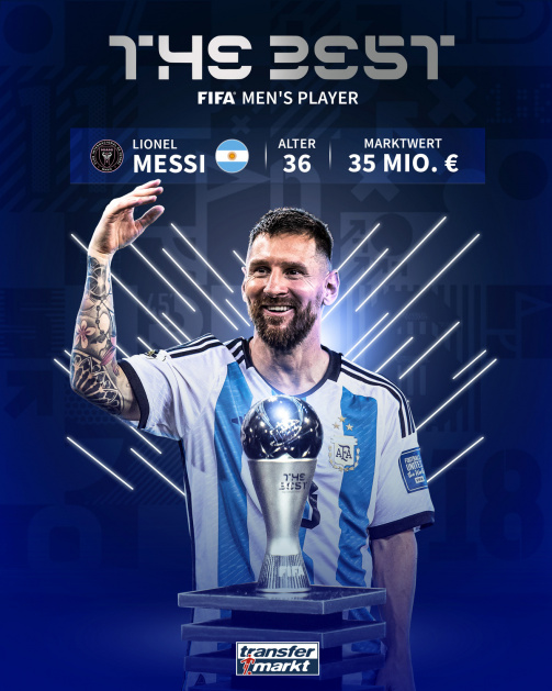 Lionel Messi wurde als FIFA-Weltfußballer 2023 geehrt