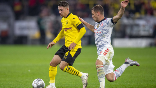 Marco Pasalic debütierte für den BVB gegen den FC Bayern im Supercup 2021