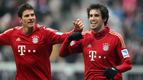 Mario Gómez y Javi Martínez, entre los fichajes récord de la historia del Bayern.