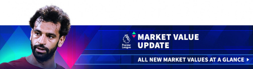 Salah & Co. - All new Premier League market values at a glance