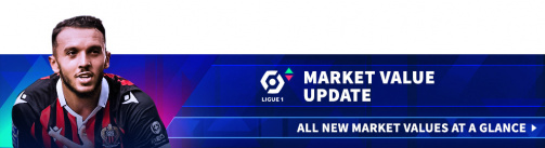 All new Ligue 1 market values