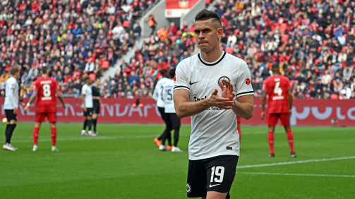 Rafael Borré gelangen für Eintracht Frankfurt 15 Treffer und 12 Vorlagen in 92 Pflichtspielen 