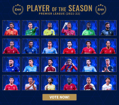 Pick from 24 contenders: Vote for the Premier League player of the 2021/22 season now - Transfermarkt