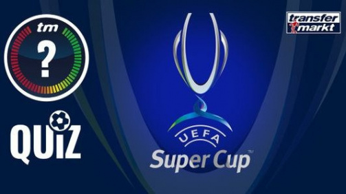 © tm/imago images - Was weißt du über den UEFA Super Cup? Teste dein Wissen im TM-Quiz! (Link zum Quiz, Super-Cup-Logo abgebildet)