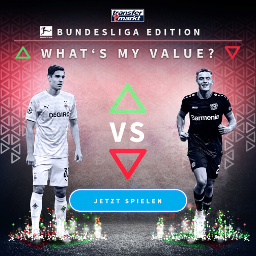 © imago images/TM - Wie hoch ist dein Highscore? Probiere jetzt das neue Whats My Value-Spiel in der Bundesliga-Edition aus!