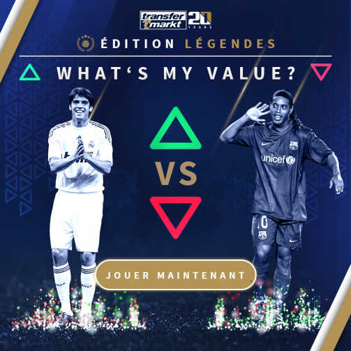 Edition Légendes "What's My Value?"