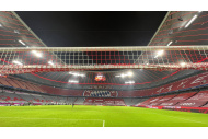 Leeres Stadion in der Allianz Arena München