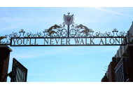 Gate Tor never walk alone Liverpool Anfield