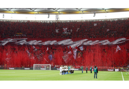 Eintracht Frankfurt Europa League Choreo gegen Vaduz, 2019