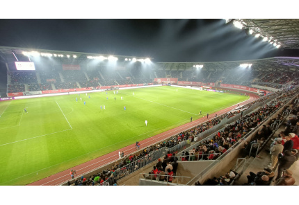 SIBIU - FOTBAL - SUPERLIGA - FC HERMANNSTADT - U CLUJ - 28 AUG 2023 -  Inquam Photos