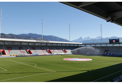 Schweiz Stadionpostkarte Arena Thun